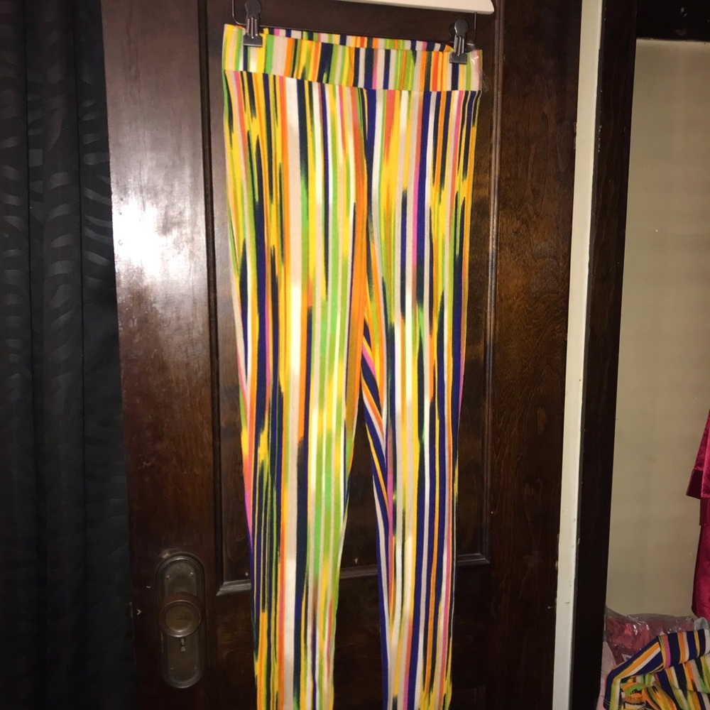 Minaa Monroe multicolor stripe leggings